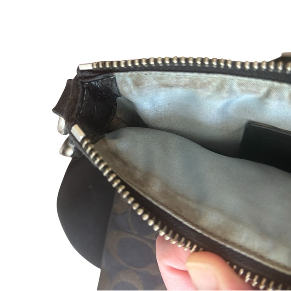 Coach Black and brown Crossbody purse - Picture 6 of 6